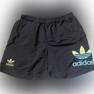 Adidas workout/ swim shorts. Black size medium